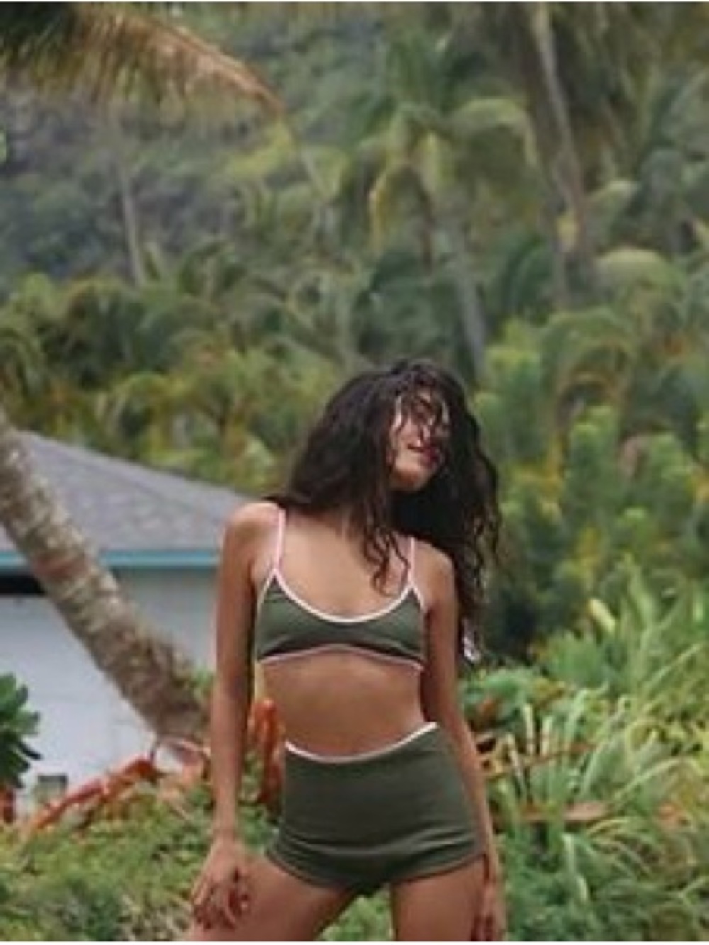 It’s Now Cool - Free People Crop Top + High-Waist Shorts Set - Large